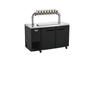 11 KEG DUAL COOLING WITH TOWER 85 MM. 8 TAPS,LED,RED BRONZE
