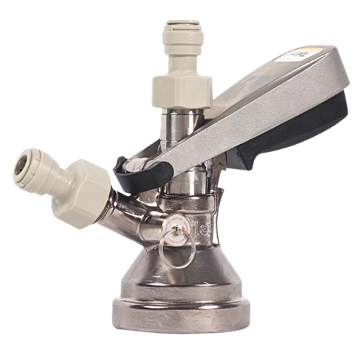 T SYSTEM KEG COUPLER-BRASS BODY<p class="order_no_style">1029701</p><p class="text_order_style">T-type Keg coupler,Brass body material,Nickel plated surface</p>