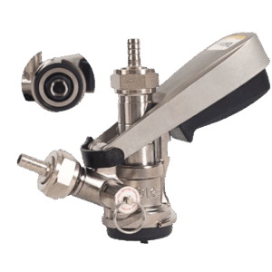 S SYSTEM KEG COUPLER-BRASS BODY<p class="order_no_style">1025701</p><p class="text_order_style">S-type Keg coupler,Brass body material,Nickel plated surface​</p>