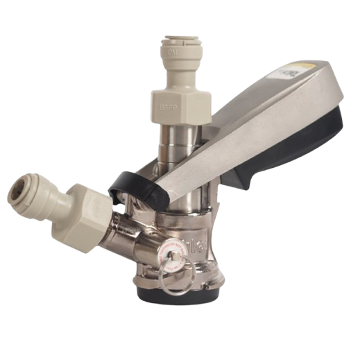 D SYSTEM KEG COUPLER-BRASS BODY<p class="order_no_style">1022701</p><p class="text_order_style">D-type Keg coupler,Brass body material,Nickel plated surface</p>