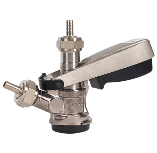 D SYSTEM KEG COUPLER-BRASS BODY<p class="order_no_style">1022601</p><p class="text_order_style">D-type Keg coupler,Brass body material,Nickel plated surface</p>